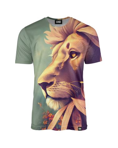 Koszulka męska Flowered Lion