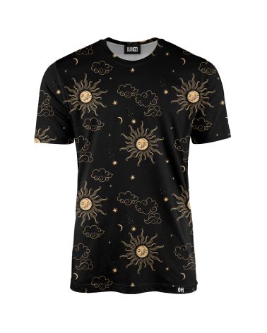 Koszulka męska Sun and Moon Pattern