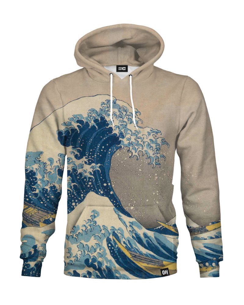 Hokusai Wave Hoodie