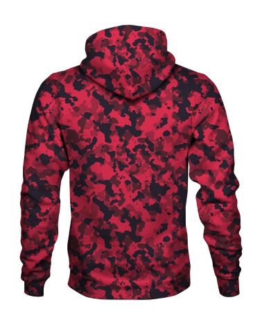Red Camo Zip-up hoodie