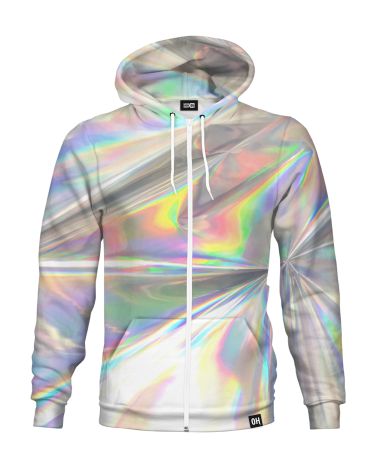 Opalescent Zip-up hoodie