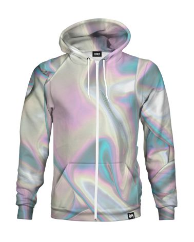 Sci-Fi Hologram Zip-up hoodie