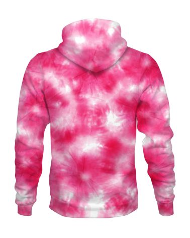 Pink Tie Dye Zip-up hoodie