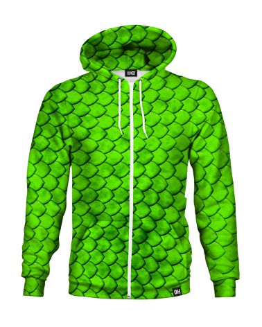 Be The Iguana Zip-up hoodie