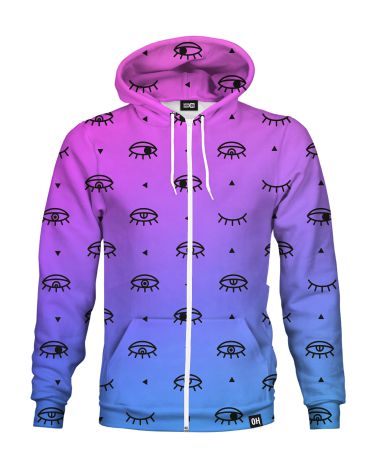 Catchy Eyes Zip-up hoodie