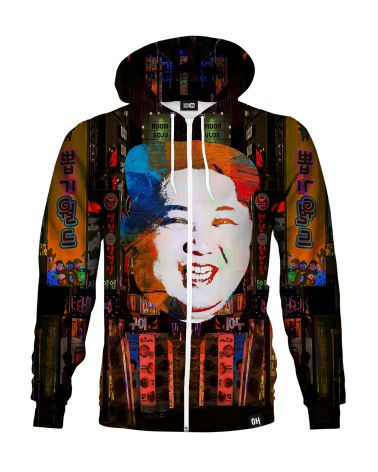 Kim Galaxy Zip-up hoodie