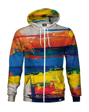 Artist's Pallete Zip-up hoodie