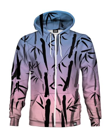 Pastel Bamboo Zip-up hoodie