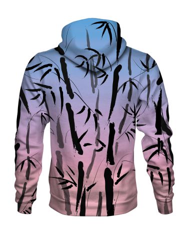 Pastel Bamboo Zip-up hoodie