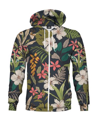 I Feel Flowery Zip-up hoodie