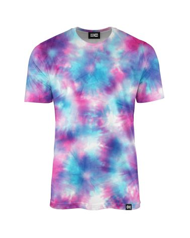 Pink Blue Tie Dye Men's t-shirt