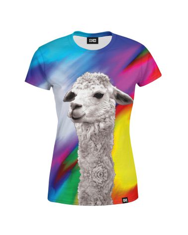 Rainbow Llama Women's t-shirt