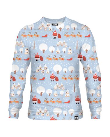Bluza Klasyczna Blue Xmas