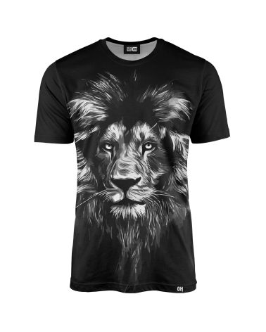 Koszulka męska Black and White Lion