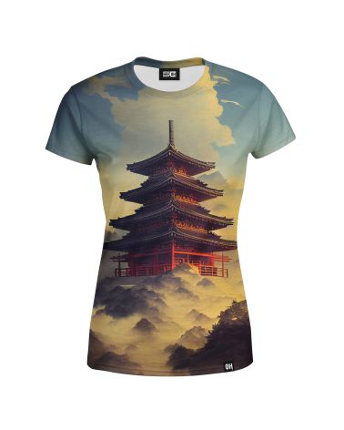 Koszulka damska Japanese Pagoda