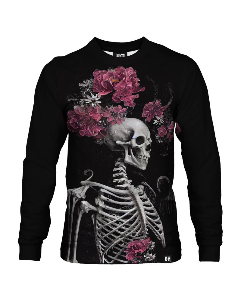 Bluza klasyczna Skeletons Loves Flowers